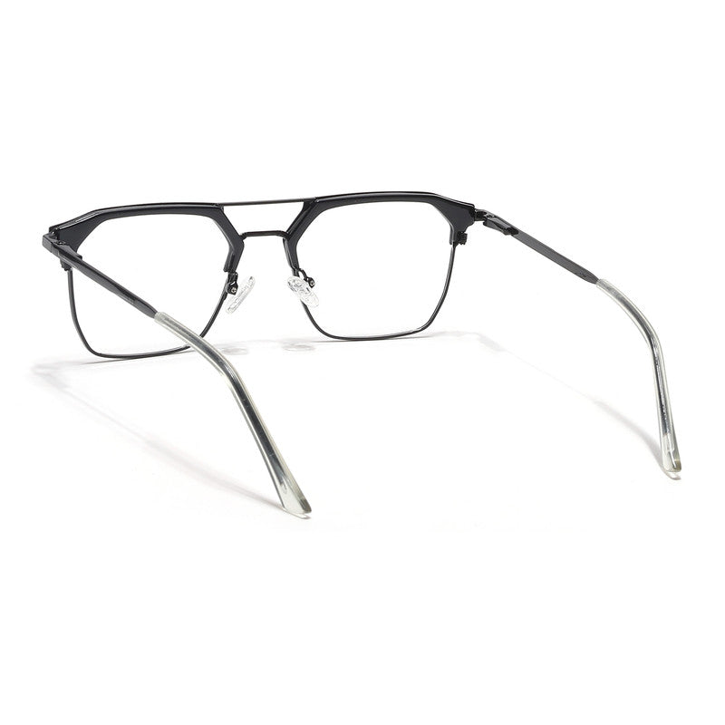 Eyejack Turbo Shine Black Wayfarer Eyeglasses for Men & Women (202432CL918-C1)