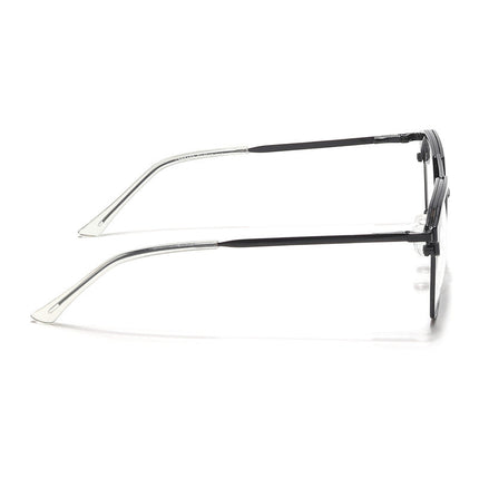 Eyejack Turbo Shine Black Wayfarer Eyeglasses for Men & Women (202432CL918-C1)