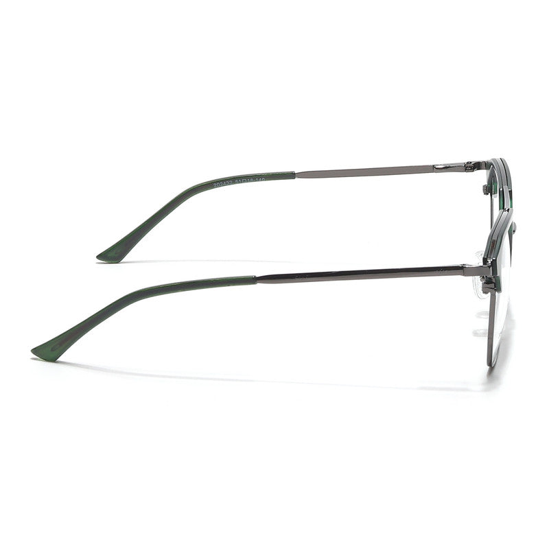 Eyejack Turbo Green & Black Wayfarer Eyeglasses for Men & Women (202432CL921-C4)