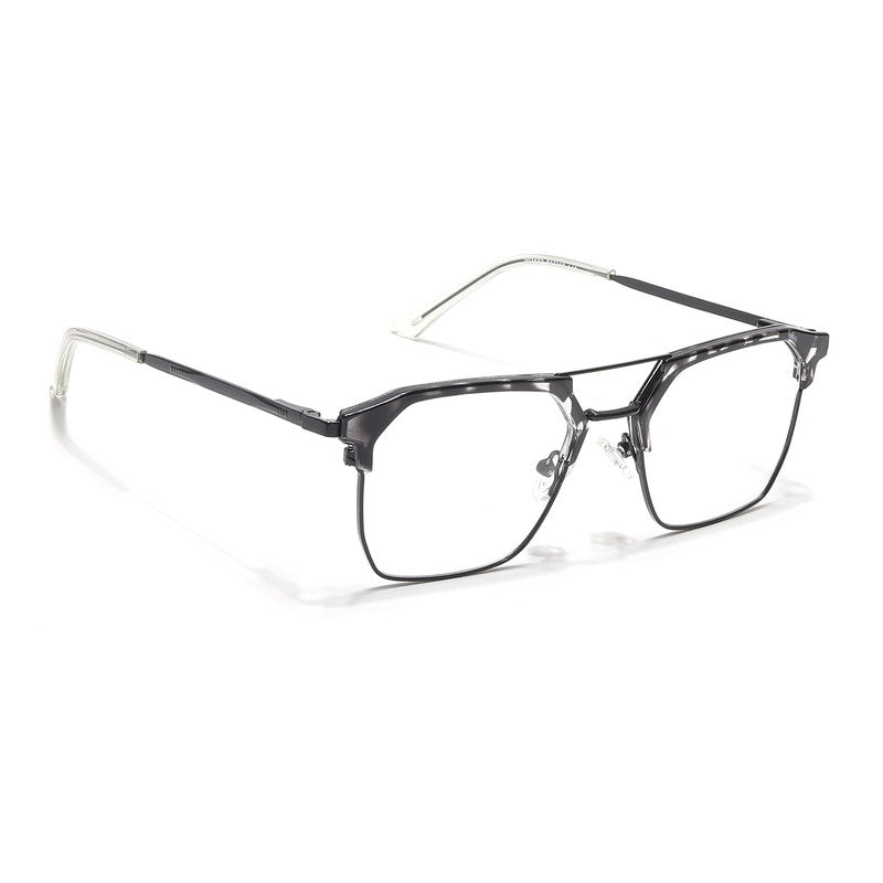 Eyejack Turbo Black & White Wayfarer Eyeglasses for Men & Women (202432CL929-C12)