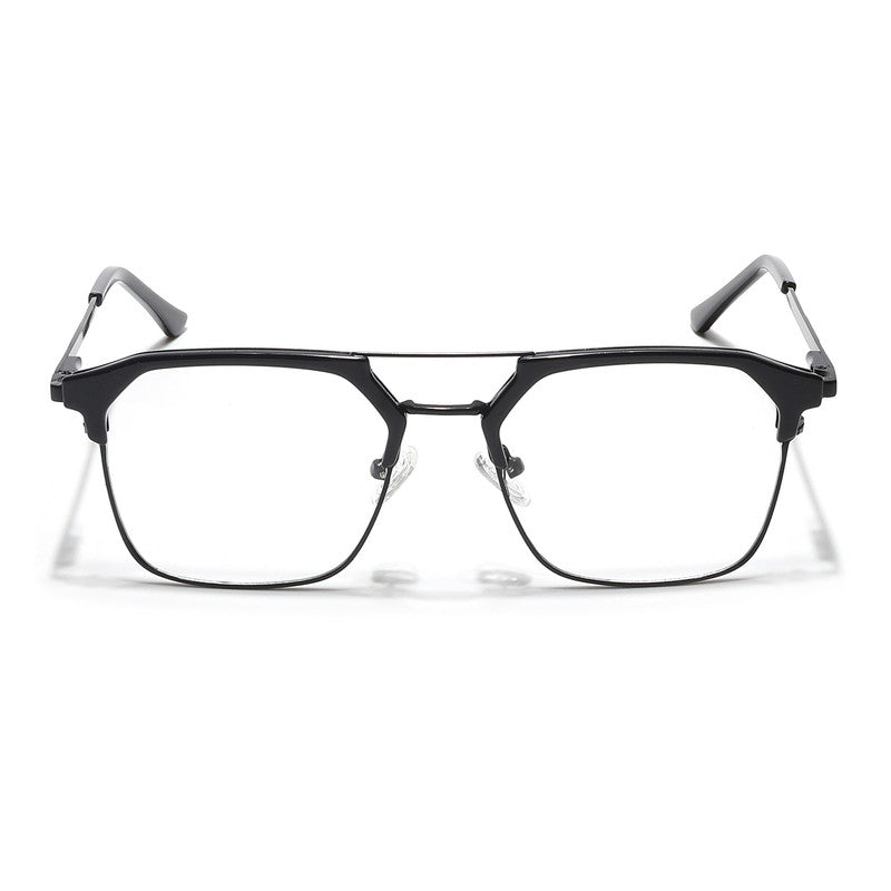 Eyejack Turbo Shine Black Wayfarer Eyeglasses for Men & Women (202433CL930-C1)