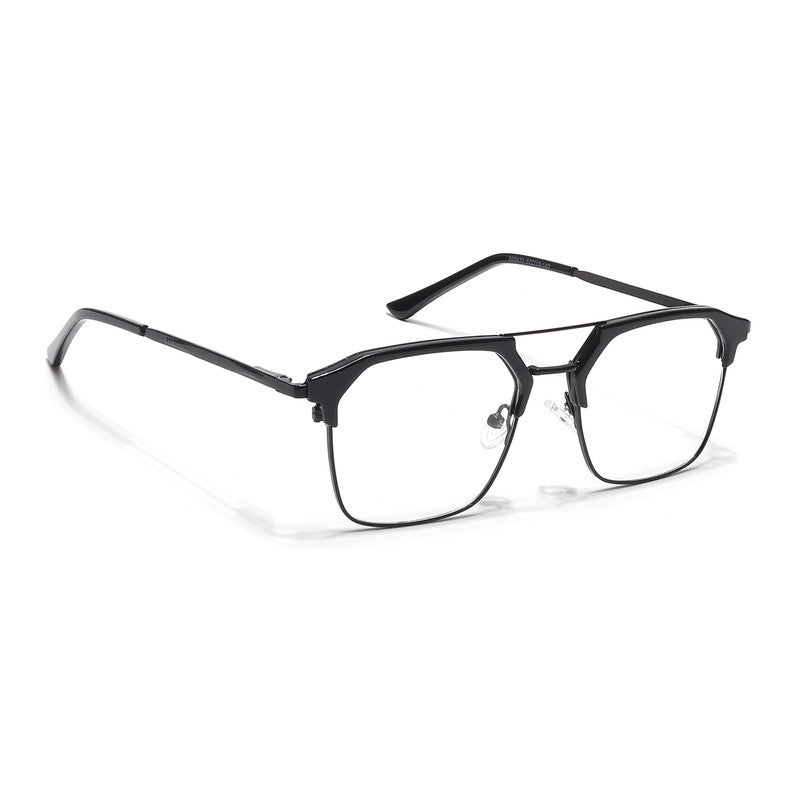 Eyejack Turbo Shine Black Wayfarer Eyeglasses for Men & Women (202433CL930-C1)