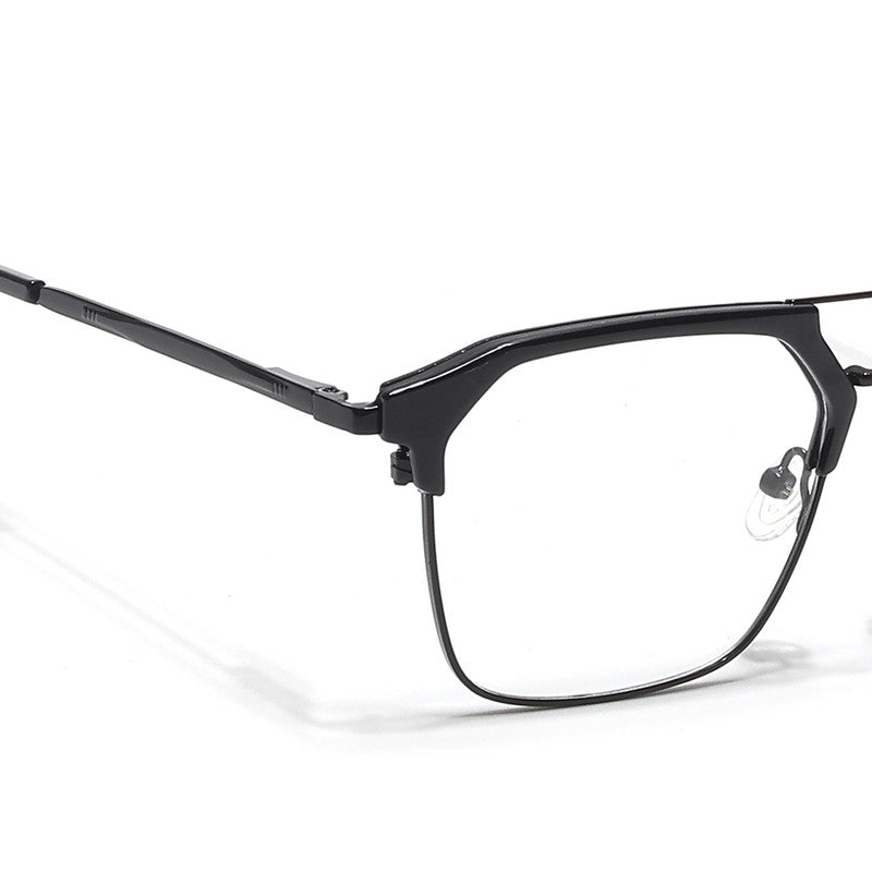 Eyejack Turbo Shine Black Wayfarer Eyeglasses for Men & Women (202433CL930-C1)