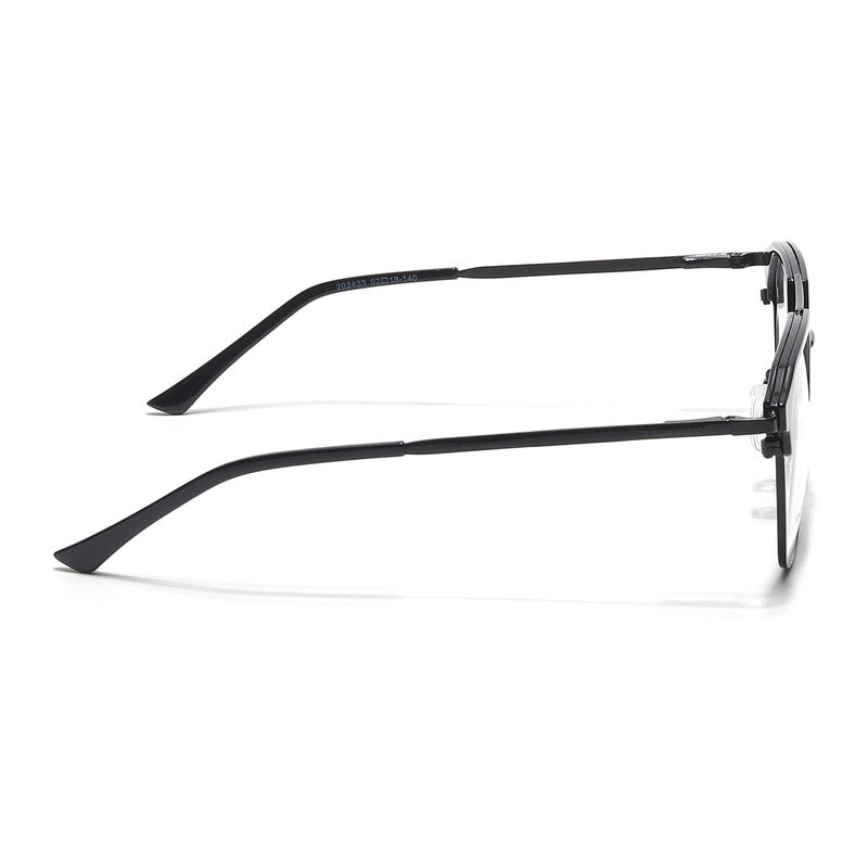 Eyejack Turbo Shine Black Wayfarer Eyeglasses for Men & Women (202433CL930-C1)