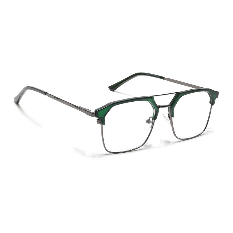 Eyejack Turbo Green & Black Wayfarer Eyeglasses for Men & Women (202433CL933-C4)