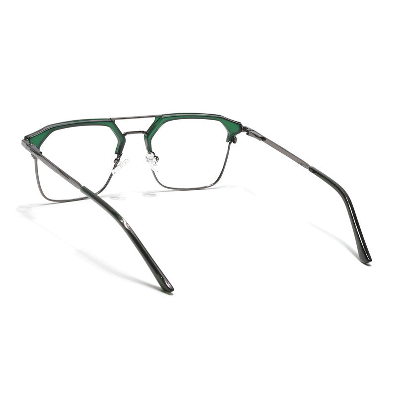 Eyejack Turbo Green & Black Wayfarer Eyeglasses for Men & Women (202433CL933-C4)