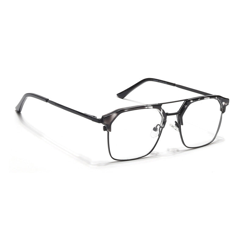 Eyejack Turbo Black & White Wayfarer Eyeglasses for Men & Women (202433CL941-C12)