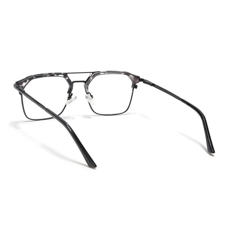 Eyejack Turbo Black & White Wayfarer Eyeglasses for Men & Women (202433CL941-C12)