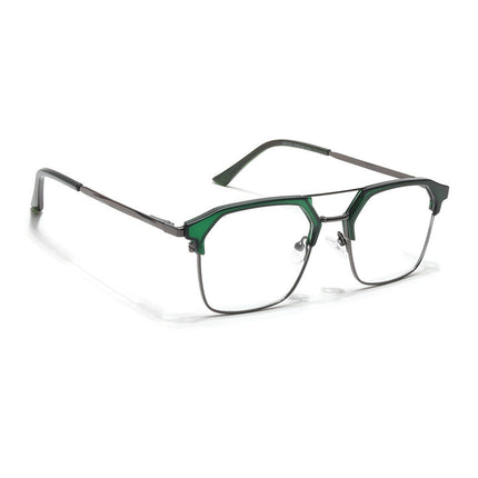 Eyejack Turbo Green & Black Wayfarer Eyeglasses for Men & Women (202434CL945-C4)