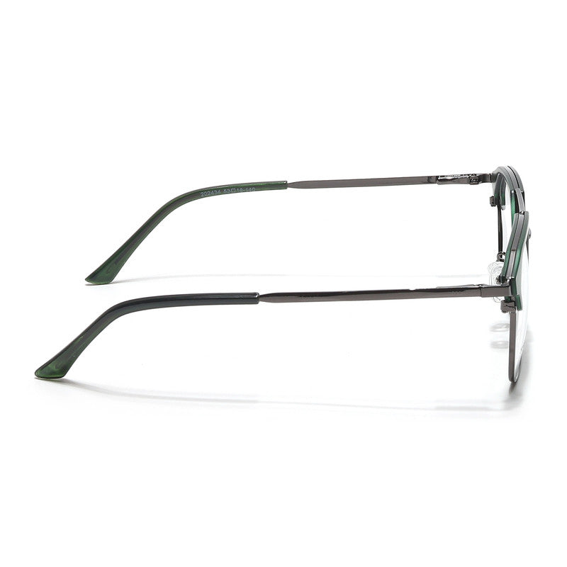 Eyejack Turbo Green & Black Wayfarer Eyeglasses for Men & Women (202434CL945-C4)
