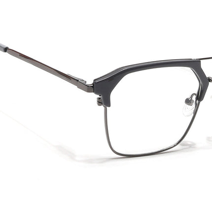 Eyejack Turbo Grey & Black Wayfarer Eyeglasses for Men & Women (202434CL947-C6)