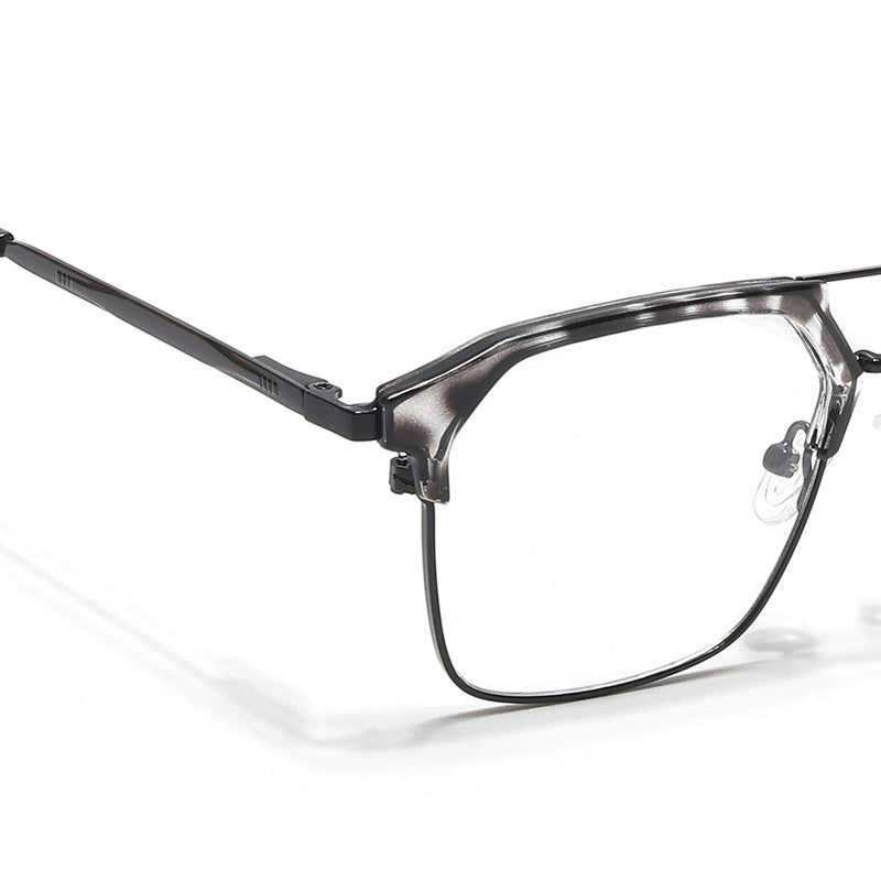 Eyejack Turbo Black & White Wayfarer Eyeglasses for Men & Women (202434CL953-C12)