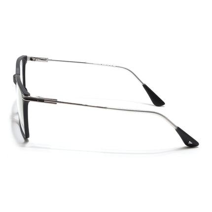 Voyage Zentrix Matt Black Square Metal Eyeglasses for Men & Women - SLMG6447-C1