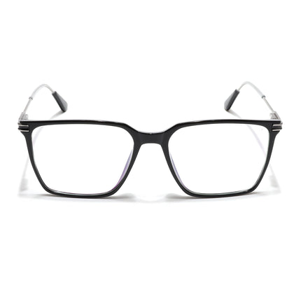 Voyage Zentrix Shine Black Square Metal Eyeglasses for Men & Women - SLMG6448-C2