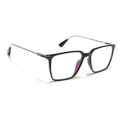 Voyage Zentrix Shine Black Square Metal Eyeglasses for Men & Women - SLMG6448-C2