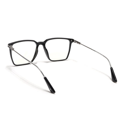 Voyage Zentrix Shine Black Square Metal Eyeglasses for Men & Women - SLMG6448-C2