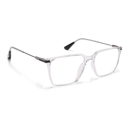 Voyage Zentrix Transparent Square Metal Eyeglasses for Men & Women - SLMG6449-C3