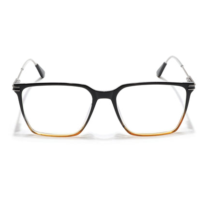 Voyage Zentrix Black & Brown Square Metal Eyeglasses for Men & Women - SLMG6450-C4
