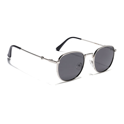 OG 2.0 | Black & Silver Round Polarized Sunglasses | PMG4112