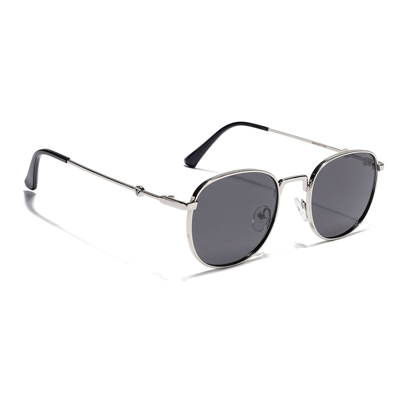 OG 2.0 | Black & Silver Round Polarized Sunglasses | PMG4112