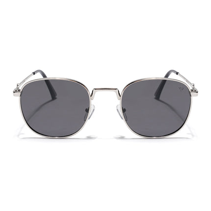 OG 2.0 | Black & Silver Round Polarized Sunglasses | PMG4112