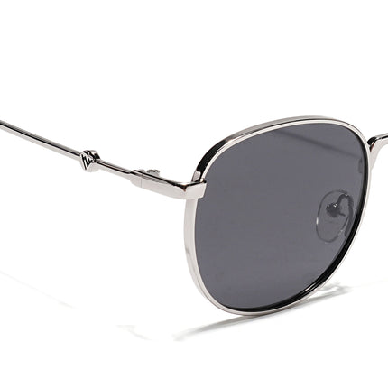 OG 2.0 | Black & Silver Round Polarized Sunglasses | PMG4112