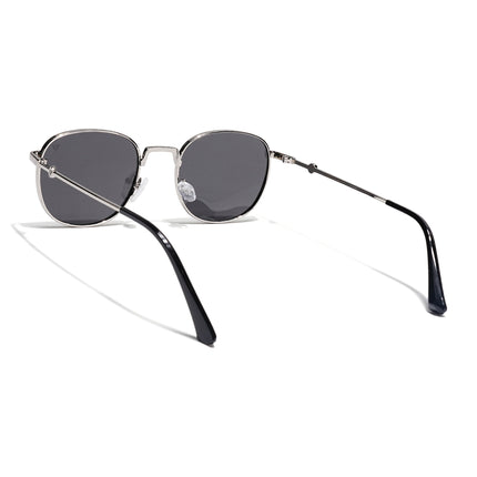 OG 2.0 | Black & Silver Round Polarized Sunglasses | PMG4112