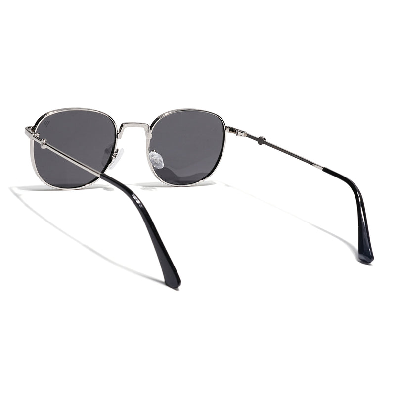 OG 2.0 | Black & Silver Round Polarized Sunglasses | PMG4112