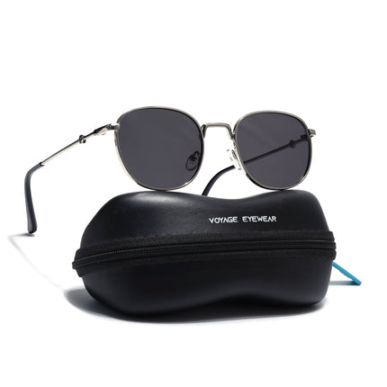 OG 2.0 | Black & Silver Round Polarized Sunglasses | PMG4112