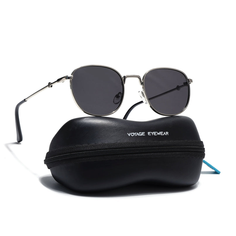 OG 2.0 | Black & Silver Round Polarized Sunglasses | PMG4112