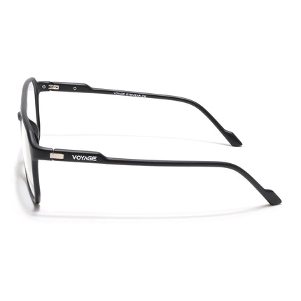 Voyage Visionary Select Matt Black Square Eyeglasses for Men & Women - SLMG6451-C1