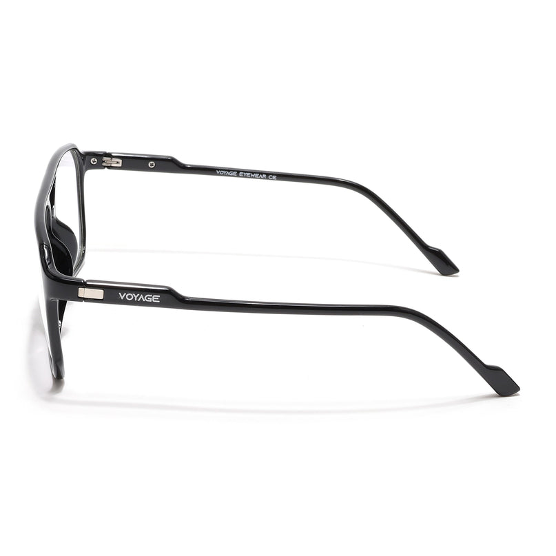Voyage Visionary Select Shine Black Square Eyeglasses for Men & Women - SLMG6452-C2