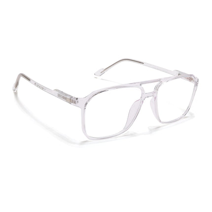 Voyage Visionary Select Transparent Square Eyeglasses for Men & Women - SLMG6453-C3