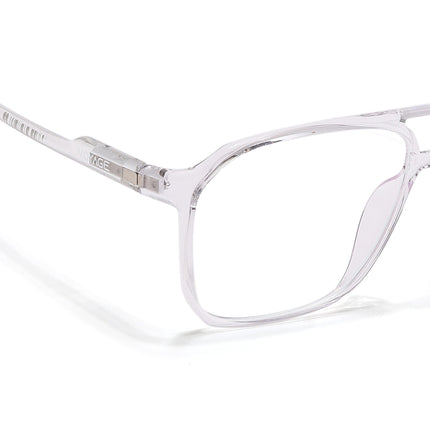 Voyage Visionary Select Transparent Square Eyeglasses for Men & Women - SLMG6453-C3