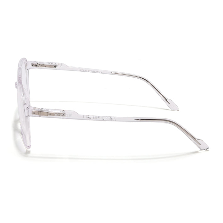 Voyage Visionary Select Transparent Square Eyeglasses for Men & Women - SLMG6453-C3