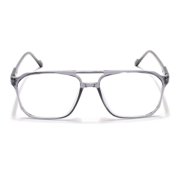 Voyage Visionary Select Grey Square Eyeglasses for Men & Women - SLMG6455-C5
