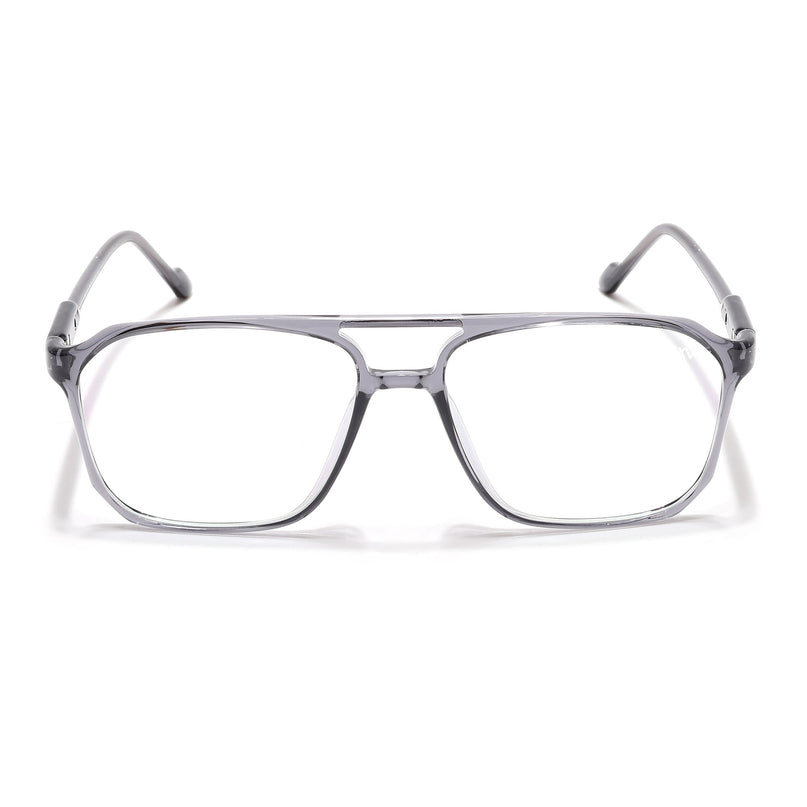Voyage Visionary Select Grey Square Eyeglasses for Men & Women - SLMG6455-C5