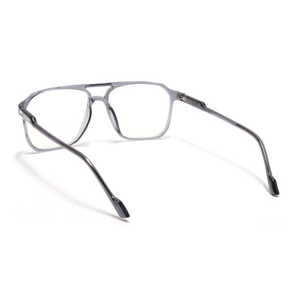 Voyage Visionary Select Grey Square Eyeglasses for Men & Women - SLMG6455-C5