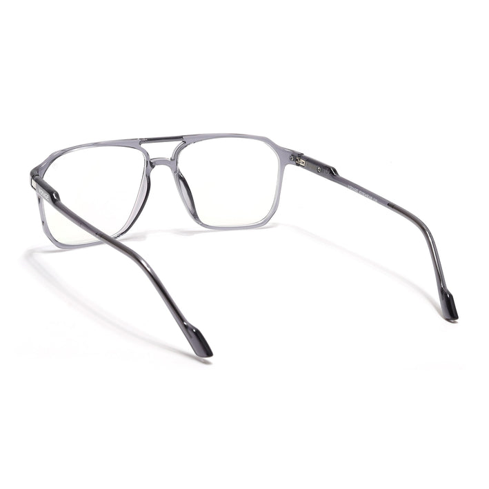 Voyage Visionary Select Grey Square Eyeglasses for Men & Women - SLMG6455-C5