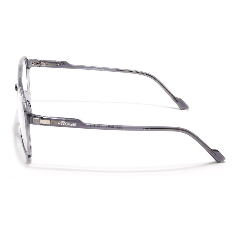 Voyage Visionary Select Grey Square Eyeglasses for Men & Women - SLMG6455-C5