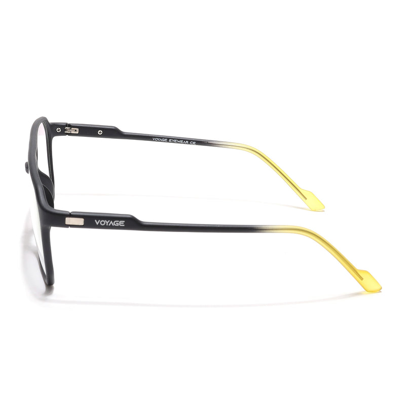 Voyage Visionary Select Matt Black Square Eyeglasses for Men & Women - SLMG6456-C6