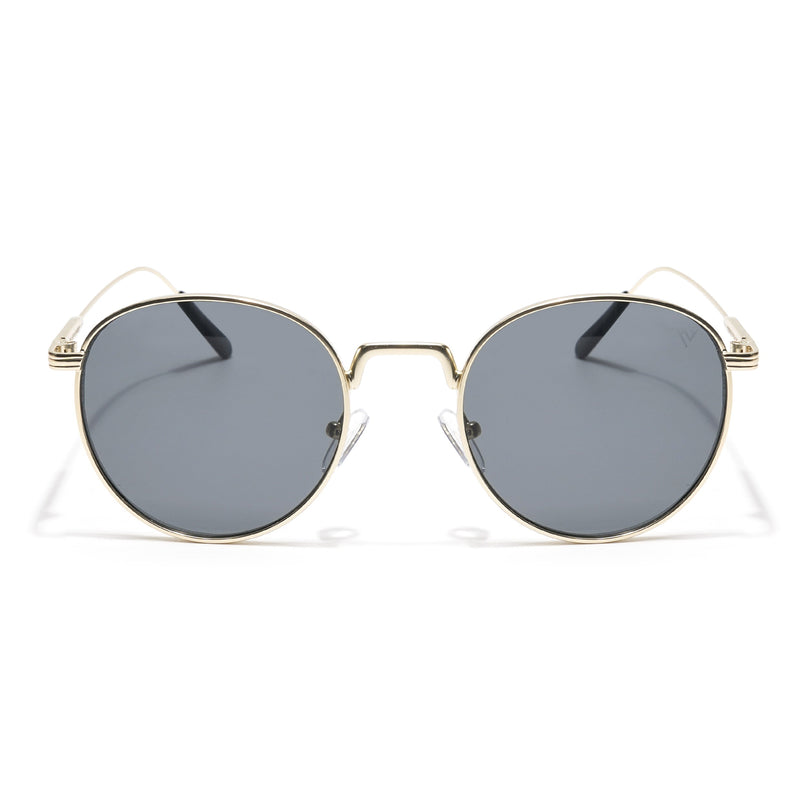 Sonic | Round Black Golden Sunglasses MG3050
