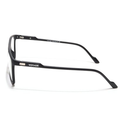 Voyage Visionary Select Matt Black Rectangle Eyeglasses for Men & Women - SLMG6457-C1