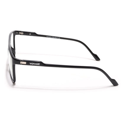 Voyage Visionary Select Shine Black Rectangle Eyeglasses for Men & Women - SLMG6458-C2