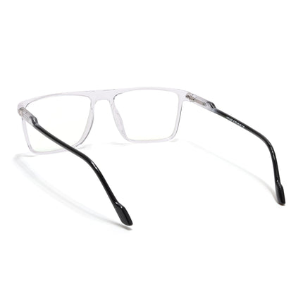 Voyage Visionary Select Transparent Rectangle Eyeglasses for Men & Women - SLMG6459-C3