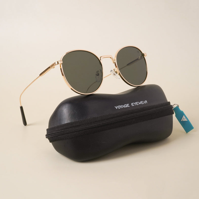 Sonic | Round Green Sunglasses MG3048