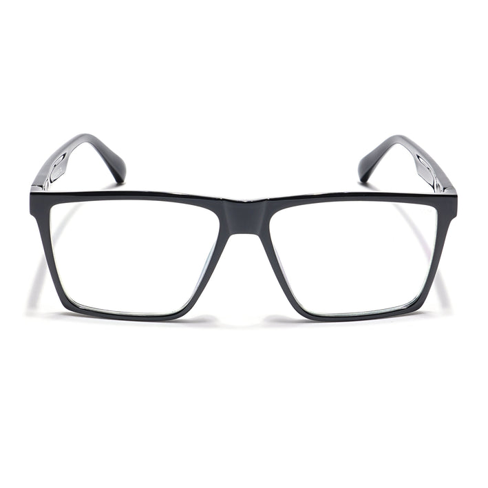 Voyage Visionary Shine Black Square Eyeglasses for Men & Women - SLMG6360-C2