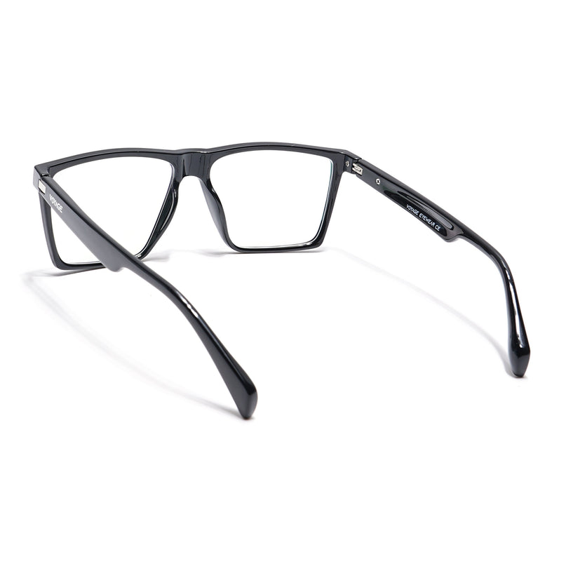 Voyage Visionary Shine Black Square Eyeglasses for Men & Women - SLMG6360-C2
