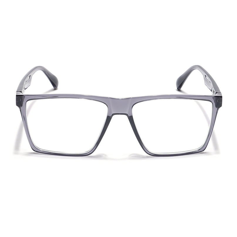 Voyage Visionary Grey Square Eyeglasses for Men & Women - SLMG6361-C3