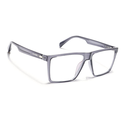 Voyage Visionary Grey Square Eyeglasses for Men & Women - SLMG6361-C3